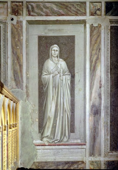 Temperance by Giotto di Bondone